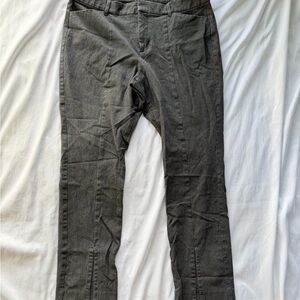 Gray Slim Fit Trousers